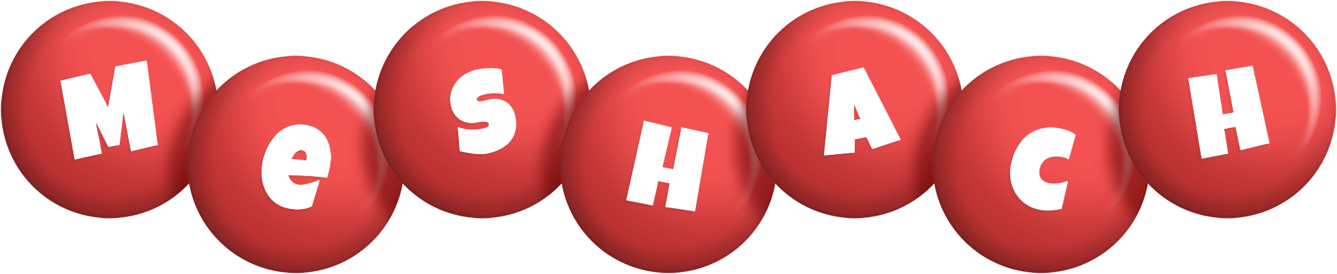 Meshach candy-red logo