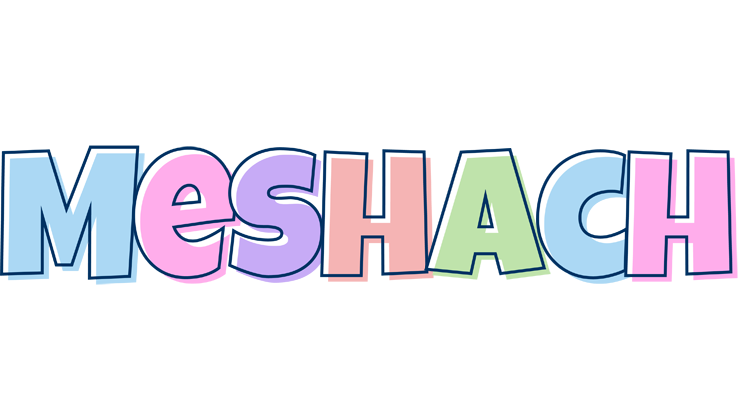 Meshach pastel logo