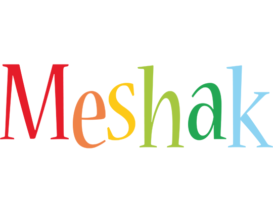 Meshak birthday logo