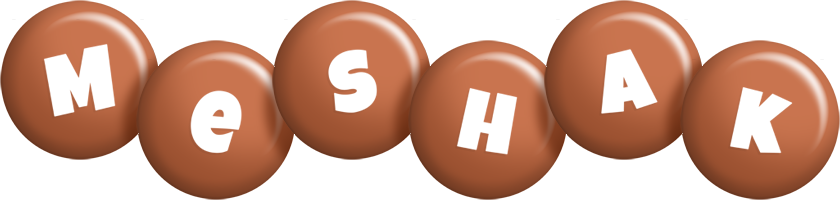 Meshak candy-brown logo