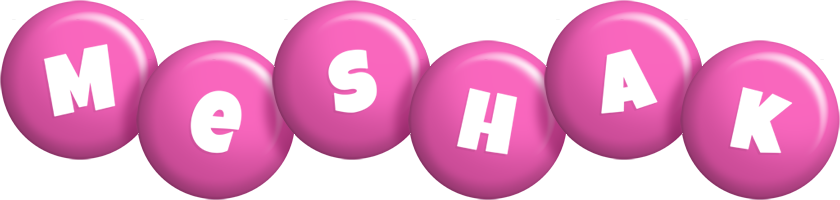 Meshak candy-pink logo