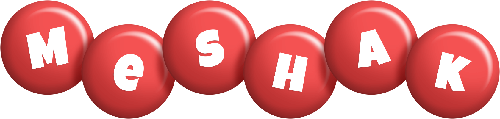Meshak candy-red logo