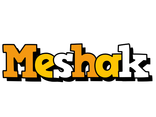 Meshak cartoon logo