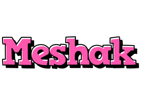 Meshak girlish logo