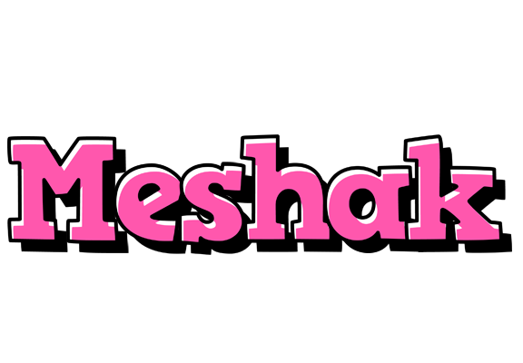 Meshak girlish logo