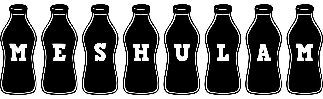 Meshulam bottle logo