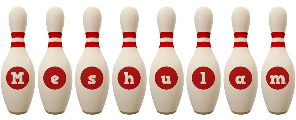 Meshulam bowling-pin logo