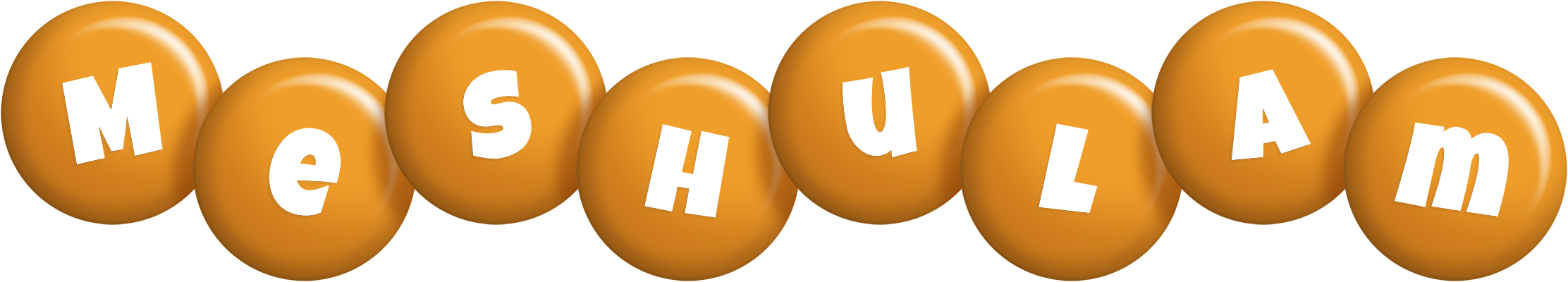 Meshulam candy-orange logo