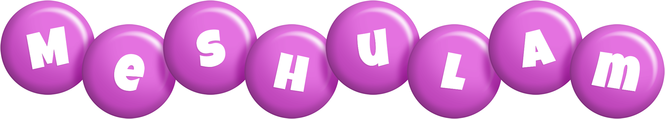 Meshulam candy-purple logo