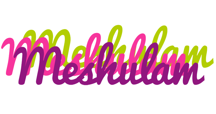 Meshulam flowers logo