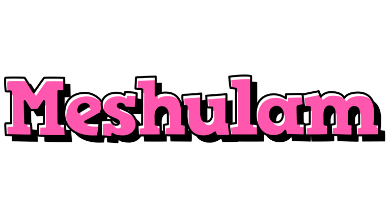 Meshulam girlish logo