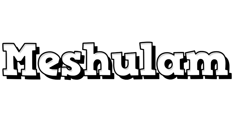 Meshulam snowing logo