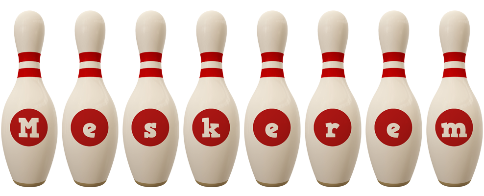 Meskerem bowling-pin logo