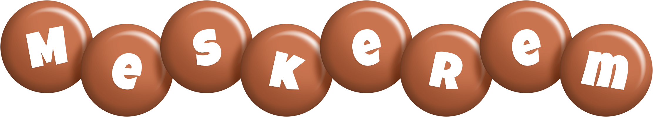 Meskerem candy-brown logo