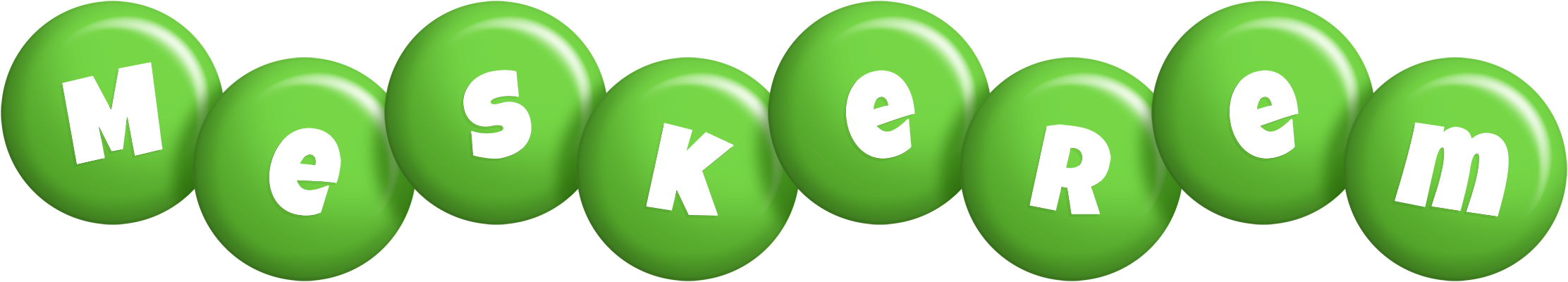 Meskerem candy-green logo