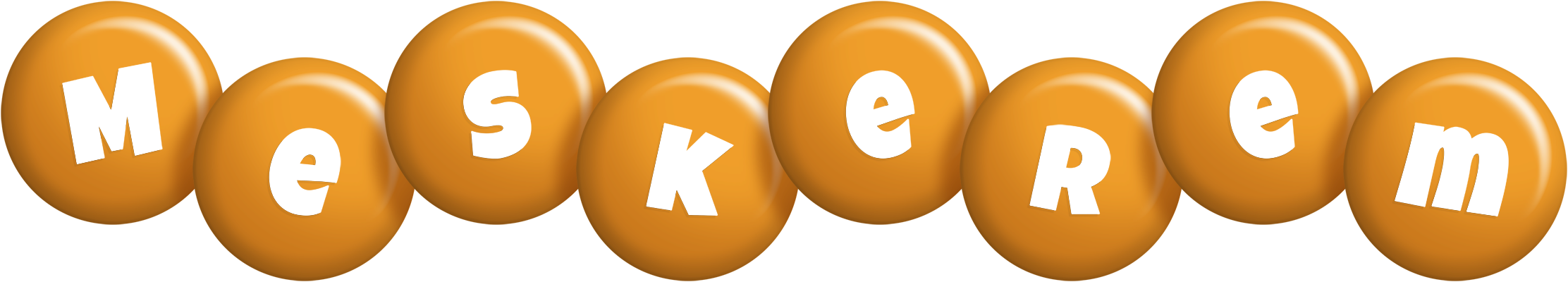 Meskerem candy-orange logo