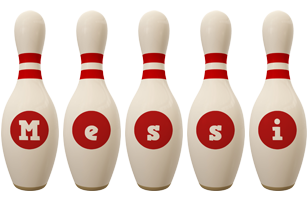 Messi bowling-pin logo