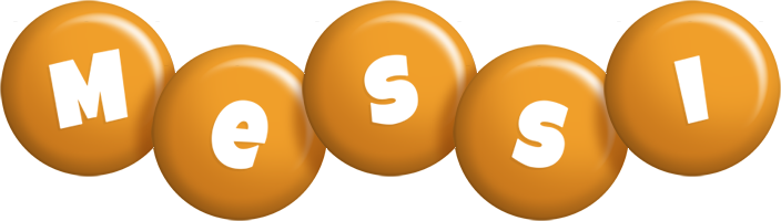 Messi candy-orange logo