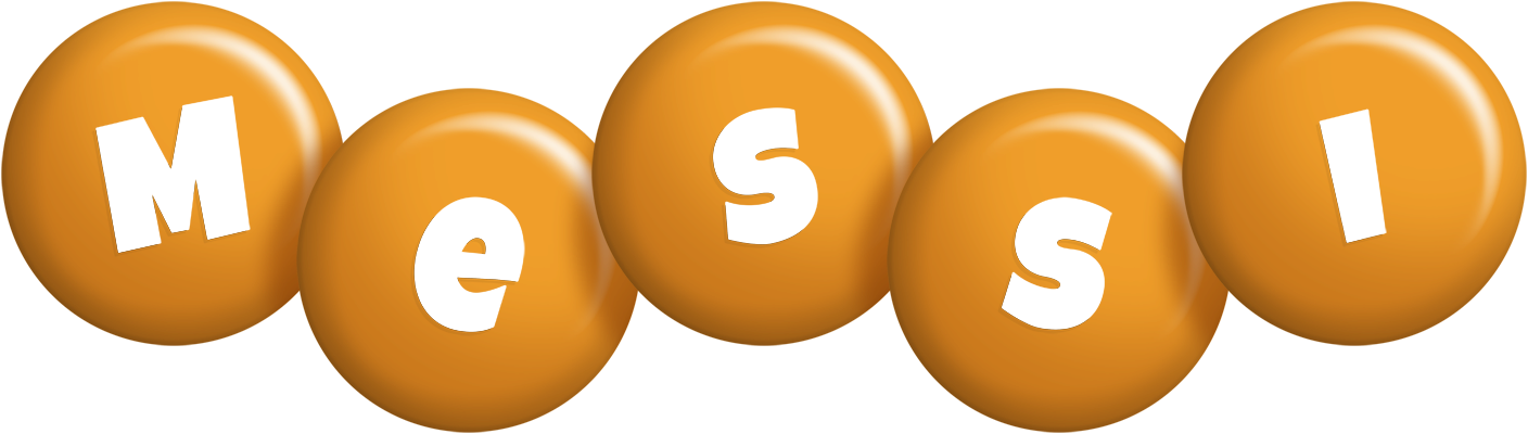 Messi candy-orange logo