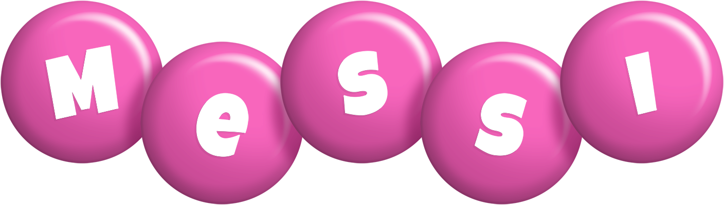 Messi candy-pink logo