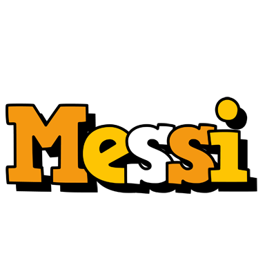Messi cartoon logo