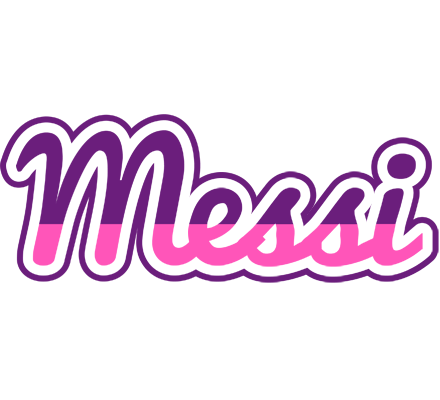 Messi cheerful logo