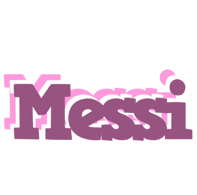 Messi relaxing logo