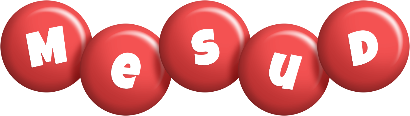 Mesud candy-red logo