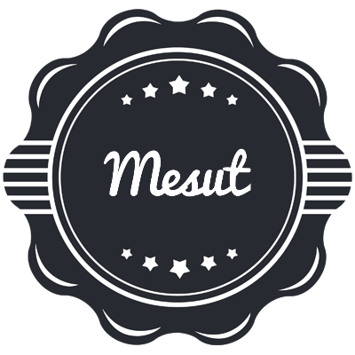 Mesut badge logo