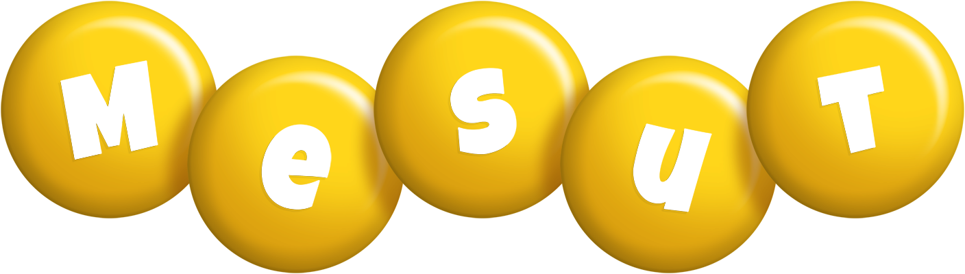 Mesut candy-yellow logo