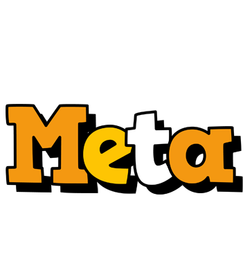 Meta cartoon logo