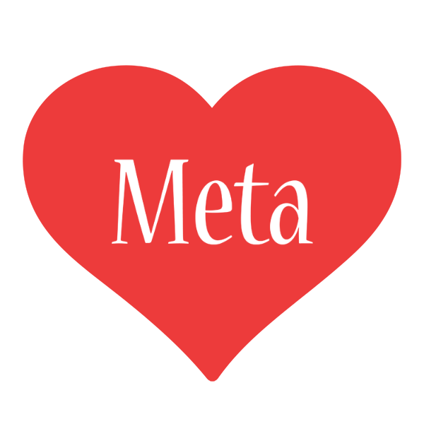 Meta love logo