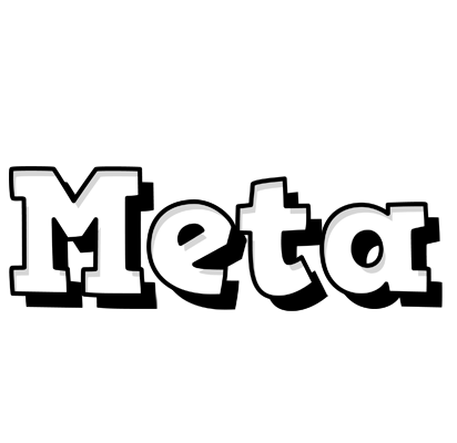 Meta snowing logo