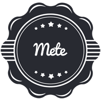 Mete badge logo