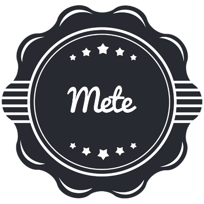 Mete badge logo