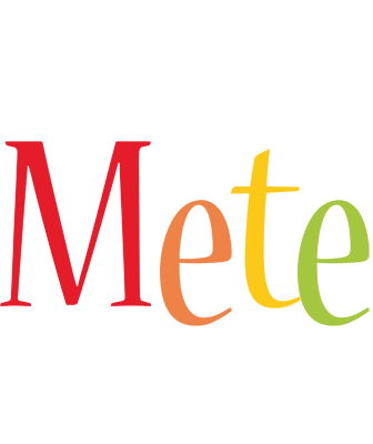 Mete birthday logo