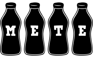 Mete bottle logo