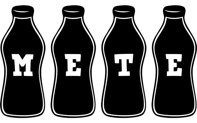 Mete bottle logo