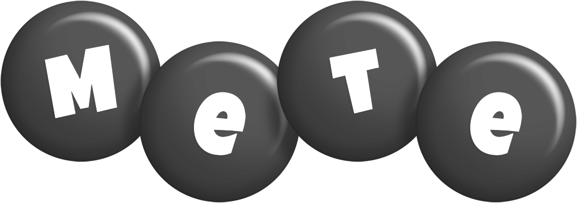 Mete candy-black logo