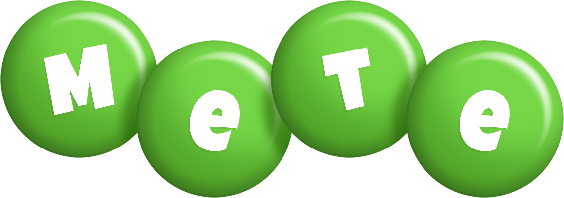 Mete candy-green logo
