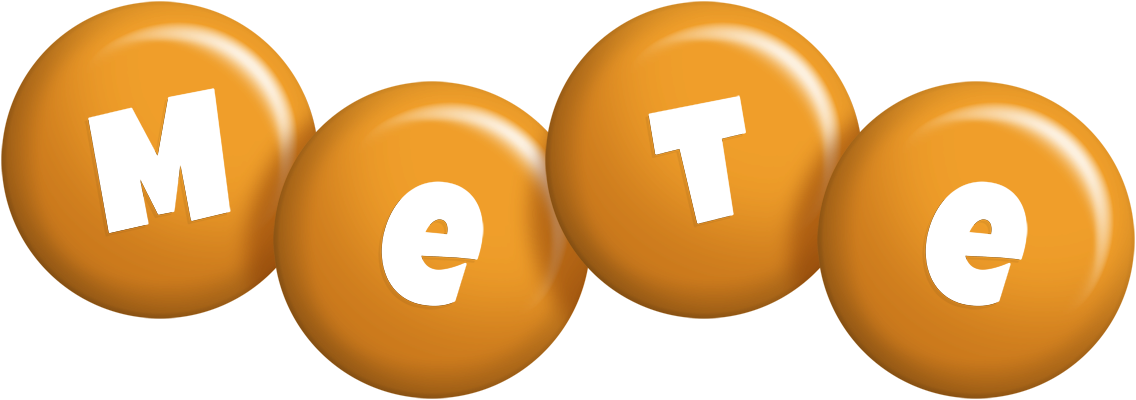 Mete candy-orange logo
