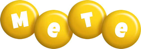 Mete candy-yellow logo