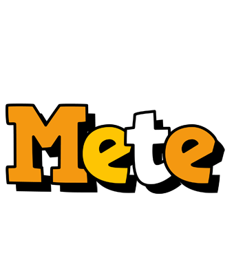 Mete cartoon logo