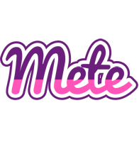 Mete cheerful logo