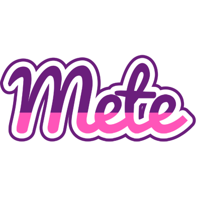 Mete cheerful logo