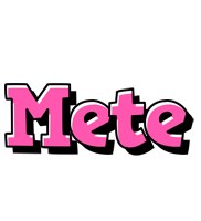 Mete girlish logo