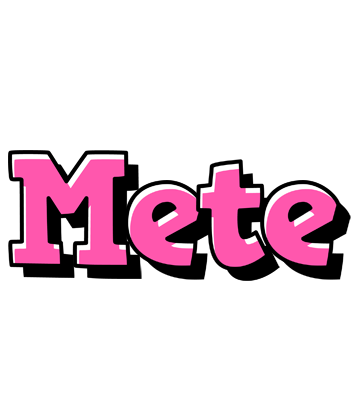 Mete girlish logo