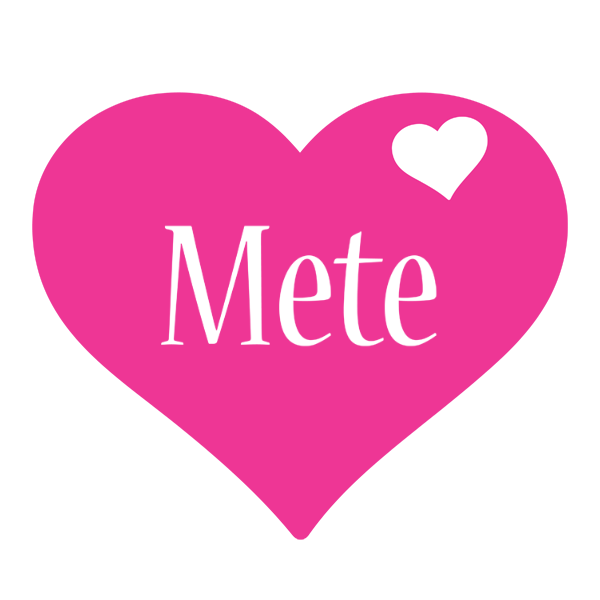 Mete love-heart logo