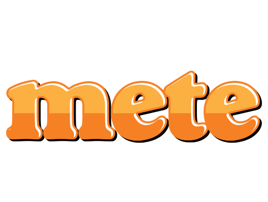Mete orange logo