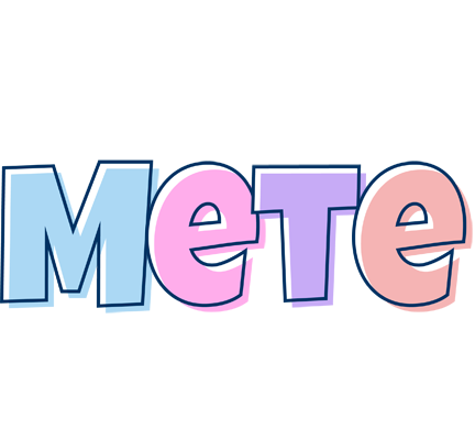 Mete pastel logo